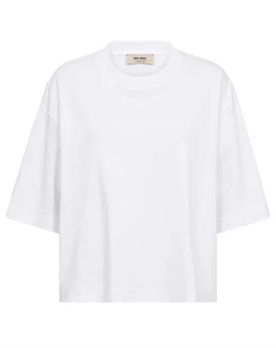 Mos Mosh - MMNatalie Boxy T-Shirt - White